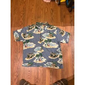 Vintage Big Dog Hawaiian Shirt Made in USA – Size 3X